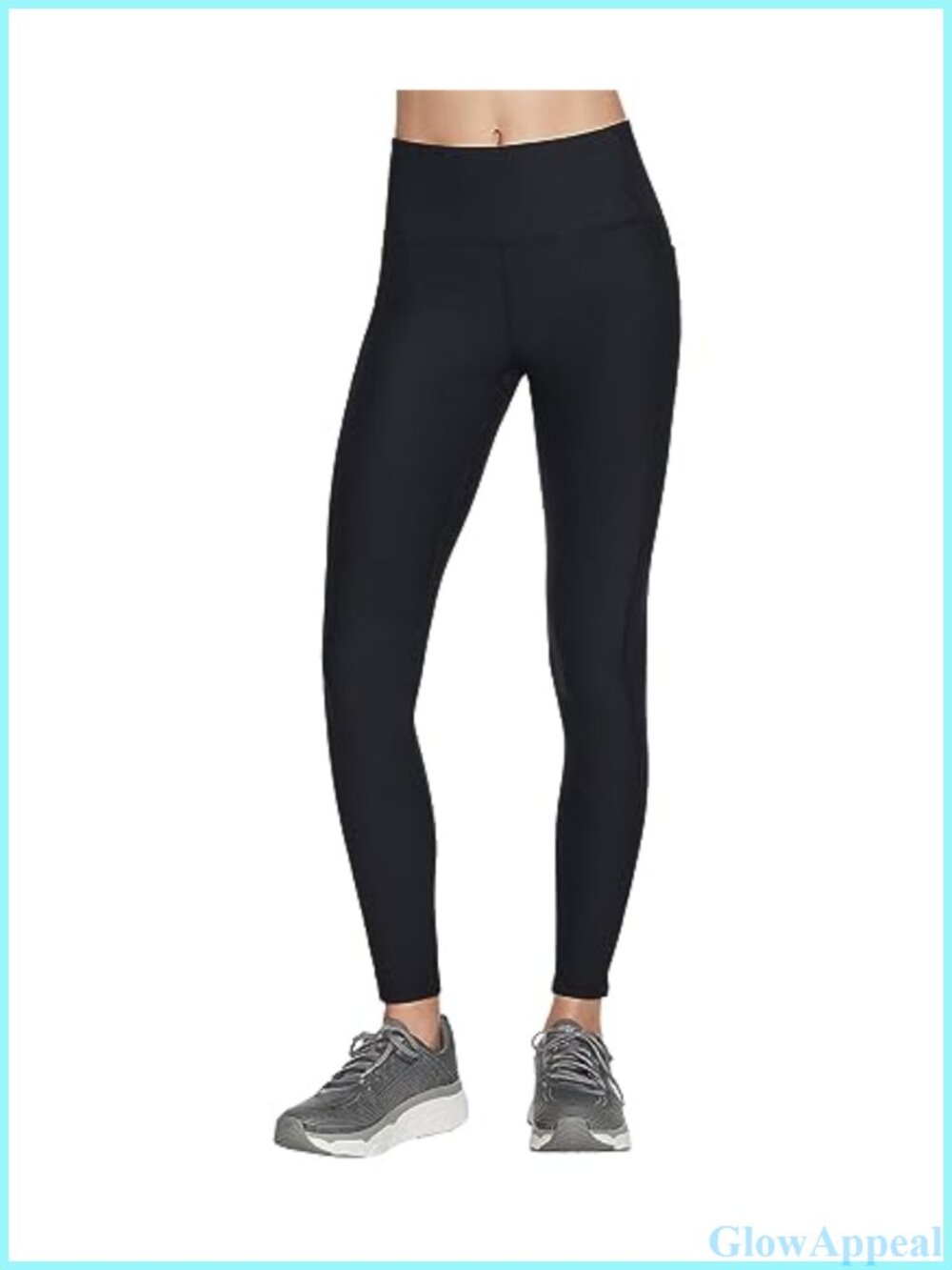 High Waisted Full Length Legging Ribbed Tummy Control Athletic